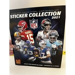 2021 Panini NFL Soft Cover Sticker Collection Album Book NEW UNUSED OUT OF PRINT